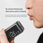 LinkMejor Portable Alcohol Tester Non-contact Breath Analyzer LCD Digital Display Rechargeable High-precision Alcohol Tester Tool