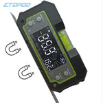 LinkMejor Bluetooth Digital Level Inclinometer LCD Dual-axis Electronic Protractor Angle Triangle Ruler Meter Measurment Gauge Finder