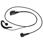 Retevis EEM001 Walkie Talkie Earhook Adjustable Volume M-type Double Pin Compatible with Motorola GP2000 GP300 GP68 GP88