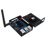 Orange Pi 5 Max Case with Fan Active Passive Cooling Metal Shell Optional Antenna Aluminium Heatinks
