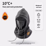 LinkMejor 1pcs Winter Balaclava Knit Hood Men Women Windproof Warm Cycling Outdoor Sports Thermal Fleece Face Neck