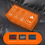 LinkMejor 17 Zones Heated Vest USB Charging Winter Warm Down Sleeveless Jacket Outdoor Thermal Clothing Top for Men Women