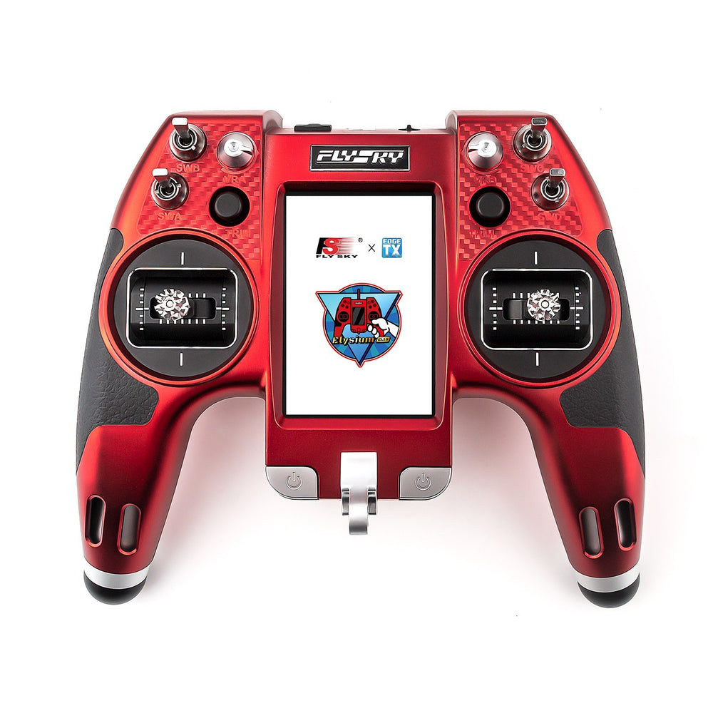Flysky Elysium EL18 2.4GHz 3.5-Inch Touch Screen AFHDS 3 OpenTX/EdgeTX System Remote Controller RC Transmitter Limited Edition w/High-Precision CNC Hall Gimbals & Tmr Micro Receiver