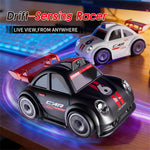 YLRC C6 Mini RC Drift Car with Dual Mode LED Lights Sound Optional HD Camera Screen Remote Control Smart Induction Following Children's Toys Gift Desktop Vehicles Models