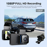 3 inch Front & Rear Dual-Lens Driving Recorder 1080P High Definition Built In WIFI 120° Car Dash Cam