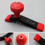 Wnew 2 Packs T Track Hold Down Clamps T Slot Clamps with Comfortable Ball Shaped Handle Stainless Steel T Screw for Woodworking Secure Fastening High Stability
