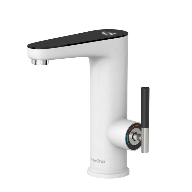 3200W Instant Electric Water Heater Faucet IPX4 Waterproof Lever-Adjustable Temperature Control EU Plug for Kitchen Bathroom Rapid Heating