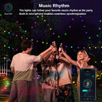 LinkMejor 10m 100LED Smart LED String Lights Music Sync APP/Remote Control IP65 Waterproof for Christmas Tree Decor Holiday Decoration