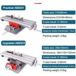 Milling Machine Worktable Compound Milling Working Table 2 Axis 4 Ways Move Multifunction Milling Working Table Heavy-duty Structure for Milling and Drilling Machine