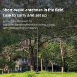 100W 20M-6M Band Shortwave Portable Antenna GP Antenna Vertical Tie Rod Antenna for HAM Radio
