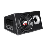W10 Car Active Audio Stereo Subwoofer Powered Amplifier Enclosure Speaker With Wire 1100W 12V