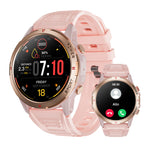 Weofly Explorer 1.43inch AMOLED Display AI Voice Assistant bluetooth Call Heart Rate Blood Pressure Blood Oxygen Monitor Sleep Monitoring Breathing Exercise Female Health Multi-sport Modes IP68 Waterproof Smart Watch