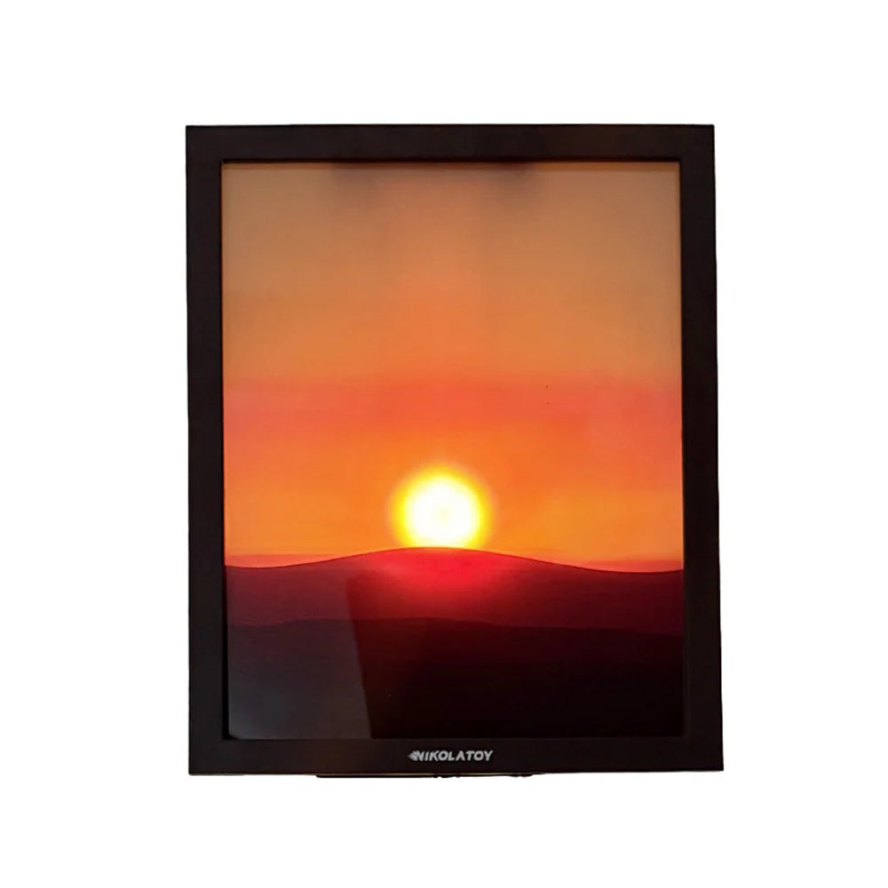 LinkMejor Creative Sunset Hand Pulled Night Light Wall Decoration
