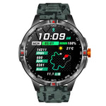 V45 1.46-inch HD Display 1000mAh Massive Battery Compass IP68 Waterproof bluetooth Call Heart Rate Blood Oxygen Monitor Sleep Monitoring Breathing Exercise Multi-sport Modes Smart Watch