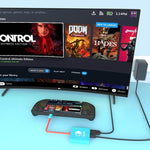 3-in-1 Type-C Portable TV Dock Adapter with 4K60Hz HD / USB3.0 / PD100W USB-C for SteamDeck Laptops Phones Tablets Compatible with Switch 2