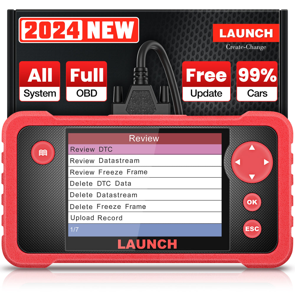 LinkMejor OBD2 Scanner CRP123 V2.0 Elite  Model Engine/ABS/SRS/Transmission Diagnostic Scan Tool SRS Airbag Code Reader Lifetime Free Update