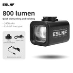 LinkMejor Bicycle Light Electric Horn Remote Control 800 High Lumes Mountable 2400mAh Rechargeable Waterproof Road MTB Headlight