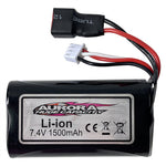 LinkMejor XLH 9135 9136 9137 9138 X9115 X9116 X9120 1/12 1/16 RC Car Parts 7.4V 1500mAh 2S T Plug Li-ion Battery Vehicles Models Spare Accessories