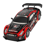 HW Y1806 RTR 1/16 2.4G 4WD Drift RC Car High Speed Racer LED Light Radio Control On-Road Racing Vehicle Model Boys Gifts Toys