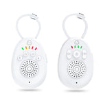 ABM01 2.4GHz Wireless Baby Monitor Audio Small Portable Babyphone Monitor Two-way Audio Function Intercom Rechargeable Battery Smart Sleep Timer