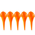 5pcs/Set Car Refueling Funnel Multi-Function Plastic Long Neck Oil Funnel Gasoline Engine Oil Additive Motorcycle Farm Machine Funnel