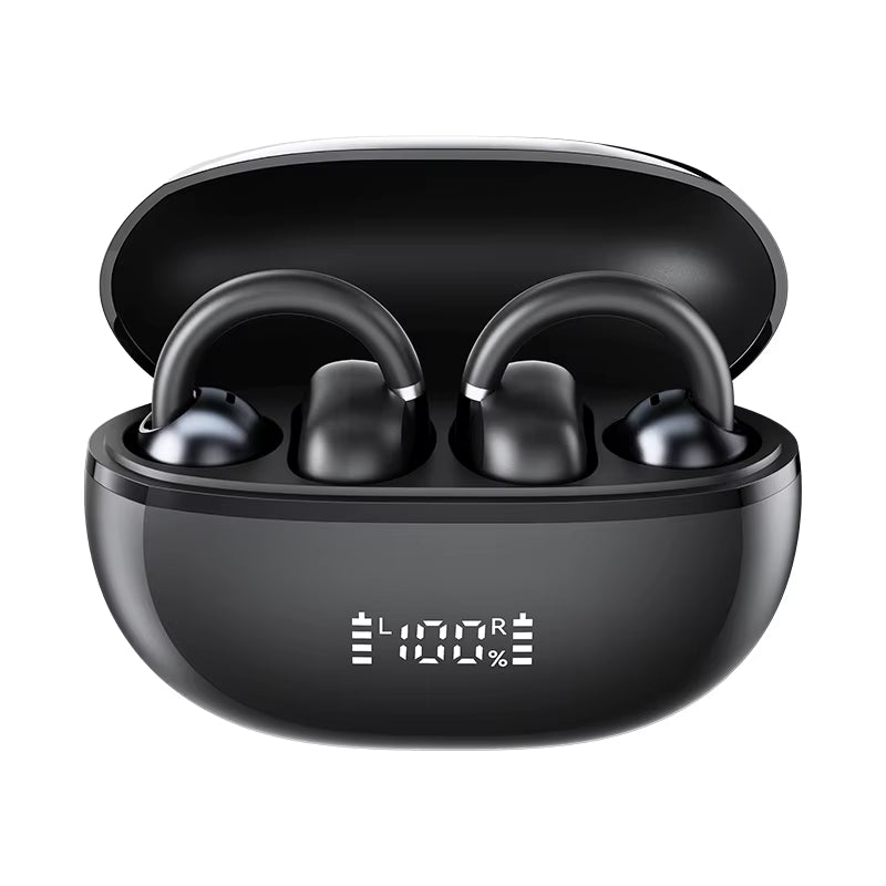 HAYLOU Airfree TWS Earclips Earbuds bluetooth 5.4 Earphone 360° Spatial Audio Directional AI Call Noise Reduction 28H Playback LED Digital Display Sports Headphones