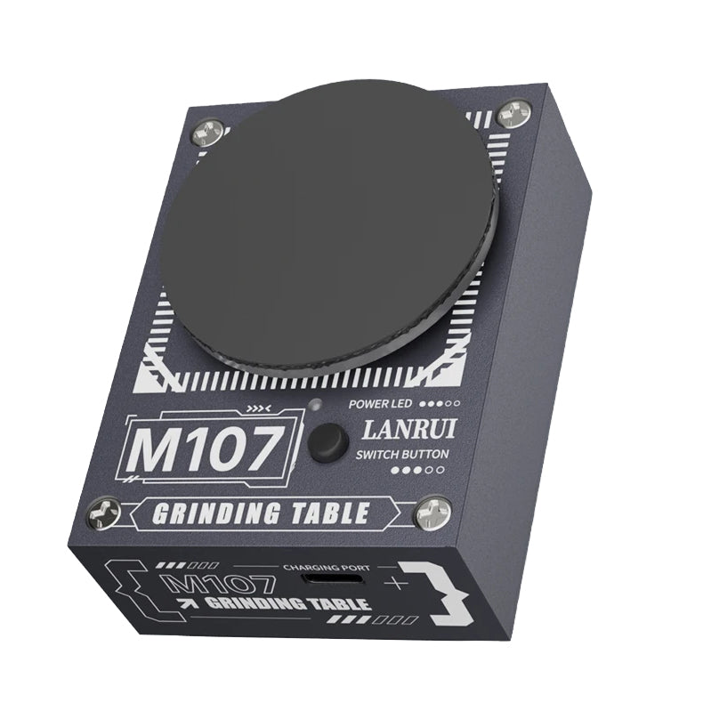 M107 Multi Function Grinder 6-Speed Control With 4 Interchangeable Abrasive Sheets Type-C Charging For Polishing Repairing Tweezers Pliers Blades