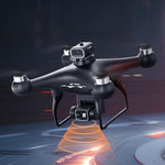 LinkMejor S116 MAX WiFi FPV with LCD Screen Controller HD Dual Camera Servo Gimbal 360° Obstacle Avoidance Optical Flow Positioning Brushless RC Drone Quadcopter RTF