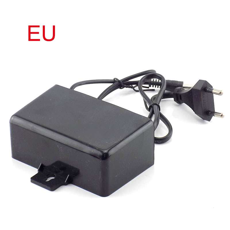 LinkMejor 12V 2A 2000mA CCTV Camera Power Supply Adaptor Outdoor Waterproof EU Plug Adapter Charger for CCTV Video Camera
