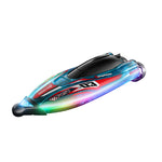 JJRC-S25-YW 2.4G High-Speed RC Boat Dual Brushless Motors Colorful Lights Waterproof Collision-Resistant Vehicle Models