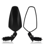 LinkMejor BG-5087 Bicycle Rearview Mirror 360° Adjustable MTB Diamond-shaped HD Bike Reflective Mirror for 16-22mm Handlebar End