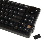 LinkMejor NS75 Hall Effect Magnetic Switch Mechanical Keyboard with Rotary Knob Tri-mode 83-keys Hot Swappable RGB 0.005mm RT Accuracy 8K Polling Rate