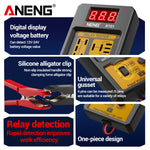 LinkMejor RT01 Automotive Relay Tester Digital Voltage Relay Detecter 4-Pin 5-Pin Relay Display 12V 24V Battery Diagnostic Tool
