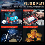 LinkMejor OBD2 Scanner CRP123 V2.0 Elite  Model Engine/ABS/SRS/Transmission Diagnostic Scan Tool SRS Airbag Code Reader Lifetime Free Update