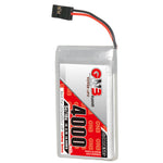 LinkMejor 3.7V 4000mAh 5C 1S LiPo Battery JR Plug for Sanwa M17 Transmitter Receiver