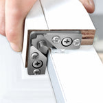 Stainless Steel Chamfering Tool Fixed Plate Edge Banding Corner Trimmer Replaceable Blade Repair Angle Brace