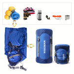 LinkMejor Compression Sack for Sleeping Bag 210T Polyester Water Repellent Packing Stuff Storage Bag for Outdoors Travel Camping Hiking