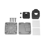 DolphinRC O4 Heatsink Kit V2 M.2 Heatsink for DJI O4 Pro Air Unit Image Transmission CNC Aluminum Alloy Full-Wrap Cooling Armor 25.5x25.5mm 20x20mm Dual Mount Thermal Grease Pads 12g 4.18g FPV Drone Accessories for FPV Drone
