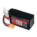 LinkMejor Power 22.2V 1350mAh 150C 6S LiPo Battery XT60 Plug for RC Drone