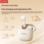 Lenovo EA166 TWS bluetooth Earphone 13mm Moving Coil 360° Stereo Sound Low Game Delay Smart Touch Control Semi-in-ear Sports Headphones