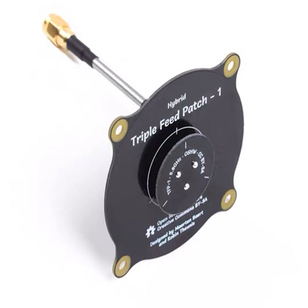 Pagoda Triple Feed Patch-1 5.8GHz 8dBi 60mm LHCP RHCP Linear FPV Antenna for Fatshark DJI Eachine FPV Goggles