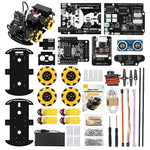 LinkMejor Robot Starter Kit For Arduino Programming with APP x ESP32 Camera and Codes Learning Develop Skill Smart Automation Kit