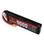 LinkMejor Power 7.4V 9000mAh 100C 2S LiPo Battery XT60 Plug for RC Drone