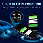 LinkMejor Z50 Wireless Bluetooth OBD2 Scanner Real-time Data Detection Automotive Testing Supports 9 Protocols OBD2 Vehicle Diagnostic Tools for Gasoline Cars Motorcycles
