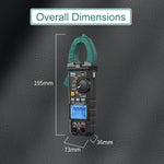 LinkMejor FR206E DC Power Clamp Multimeter 1700V 600A True RMS 6000 Counts Electrical Tester for Industrial New Energy Solar Power Generation Systems