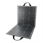 [US Direct] FlashFish 100W 18V Portable Solar Panel 5V USB Foldable Solar Cells Outdoor Power Supply Camping Garden Solar Charger For Power Station