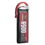 LinkMejor Power 7.4V 6500mAh 60C 2S LiPo Battery T Plug for RC Car