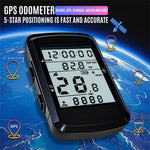 LinkMejor 2.4-inch GPS Wireless Bicycle Computer 5-Star Positioning Type-C Charge Cycle Speedometer Digital Stopwatch Bike Odometer for Road MTB