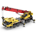 C61081 Static Version 1/20 Engineering Vehicle Truck Crane Technical MOC DIY Toys Building Block Brick Assembly Kit for Children Birthday Gift