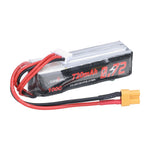 LinkMejor 11.4V 720mAh 3S 100C LiHV Battery XT30 Plug for DarkStar22 2.2Inch FPV Drone